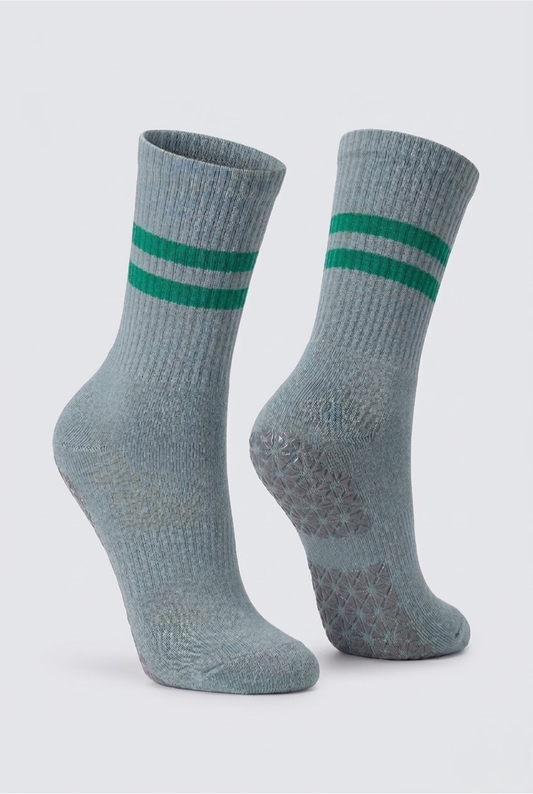 Varsity Stripe Anti-Skid Performance Compression Socks