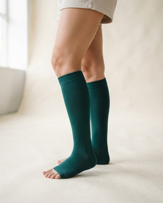 Flowra Wide Calf — Deep Teal, main product photo