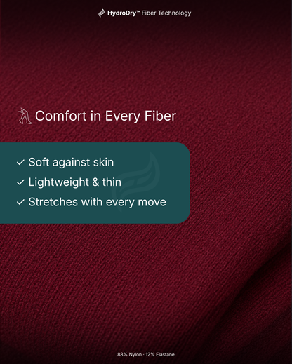 Wide Calf compression sock fabric close-up in Rich Burgundy, Comfort in Every Fiber